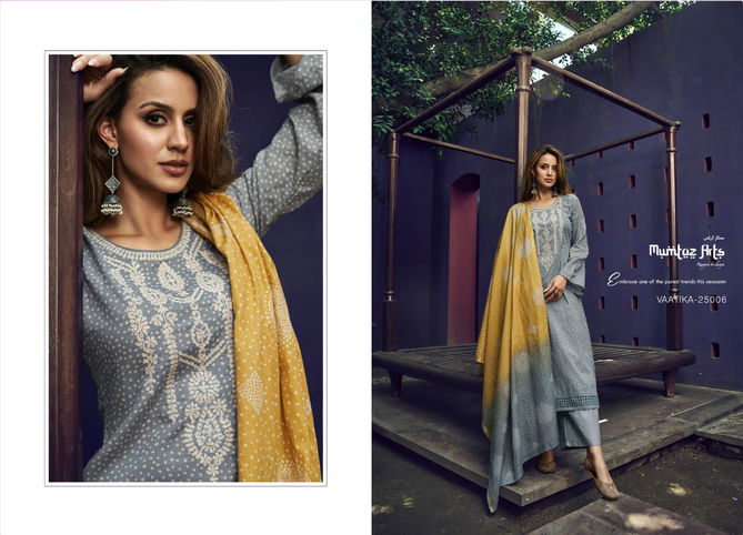 Vaatika By Mumtaz 25001-25008 Dress Material Catalog